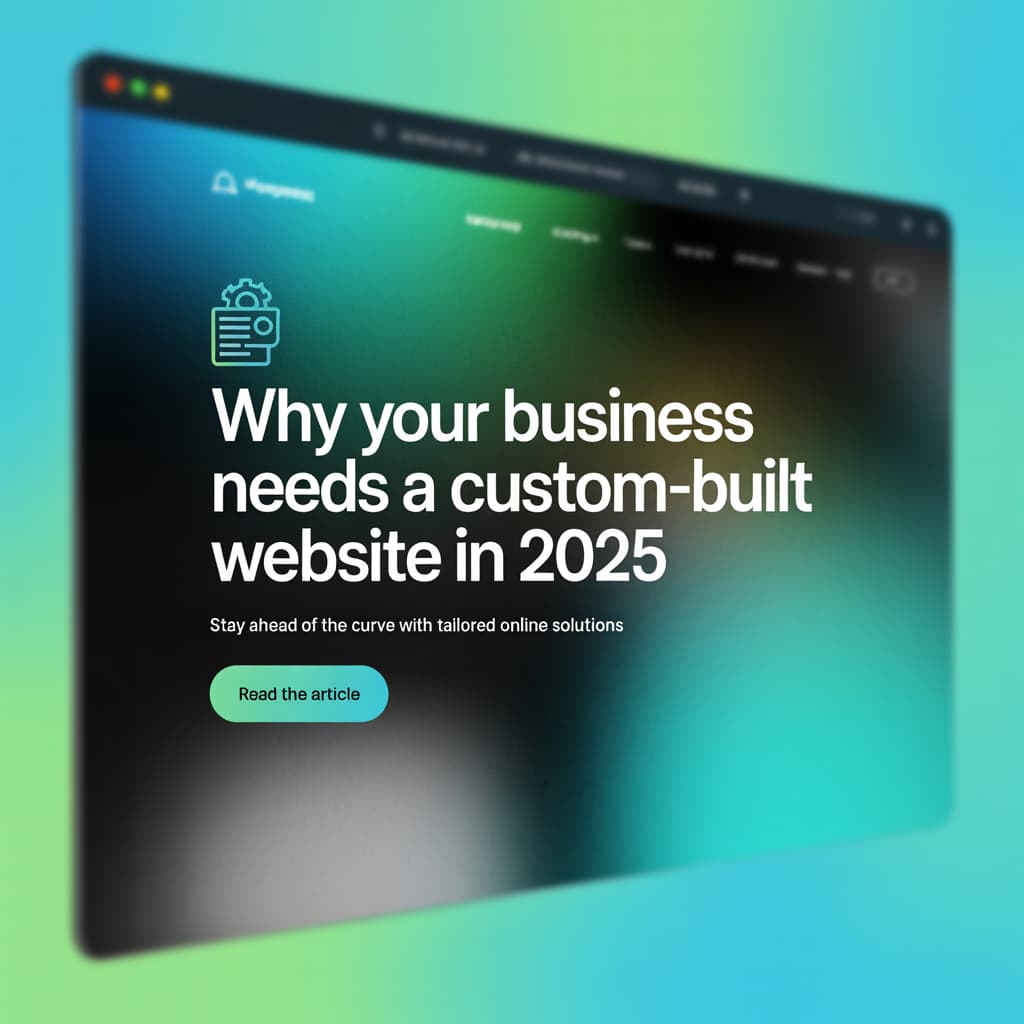 Why Your Business Needs a Custom-Built Website in 2025